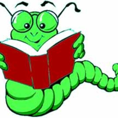 Bücherwurm, grün