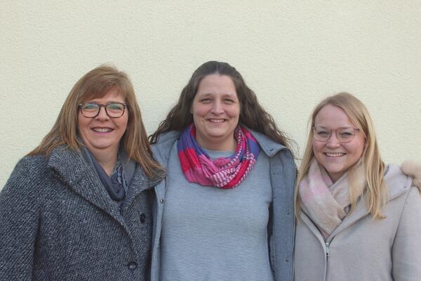 Bild vergrößern: Das Johanniter-Team aus dem Treffpunkt Lamspringe. Von links: Martina Grundei, Caroline Scholz und Lisa Sackmann.