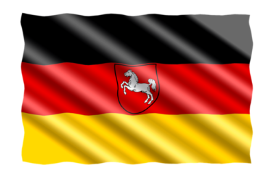 Bild vergrößern: Flagge Niedersachsen