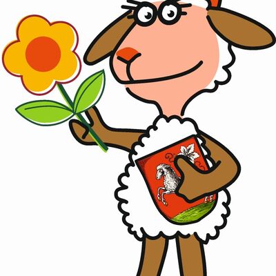 Logo Lammi mit Wappen und Blume